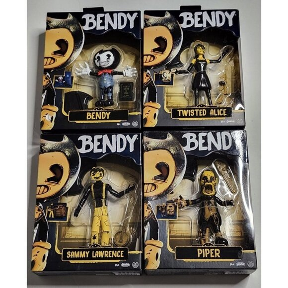 Jakks Pacific Bendy & The Ink Machine Action Figure Bundle